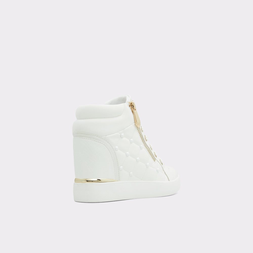 Baskets Aldo Ailannah High Top - Wedge Blanche | CIFBDP-253