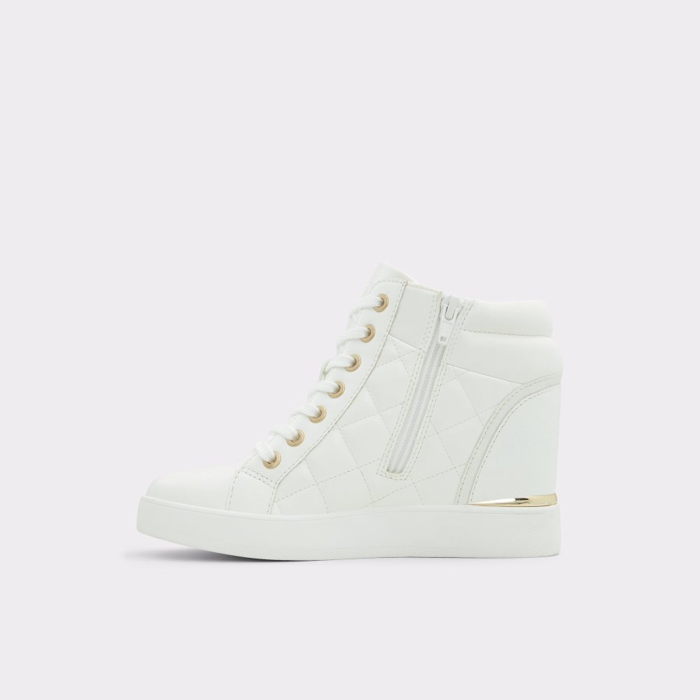 Baskets Aldo Ailannah High Top - Wedge Blanche | CIFBDP-253