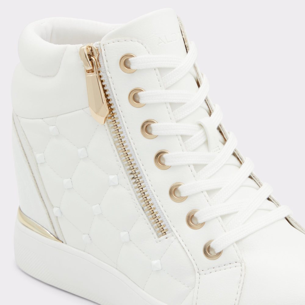 Baskets Aldo Ailannah High Top - Wedge Blanche | CIFBDP-253