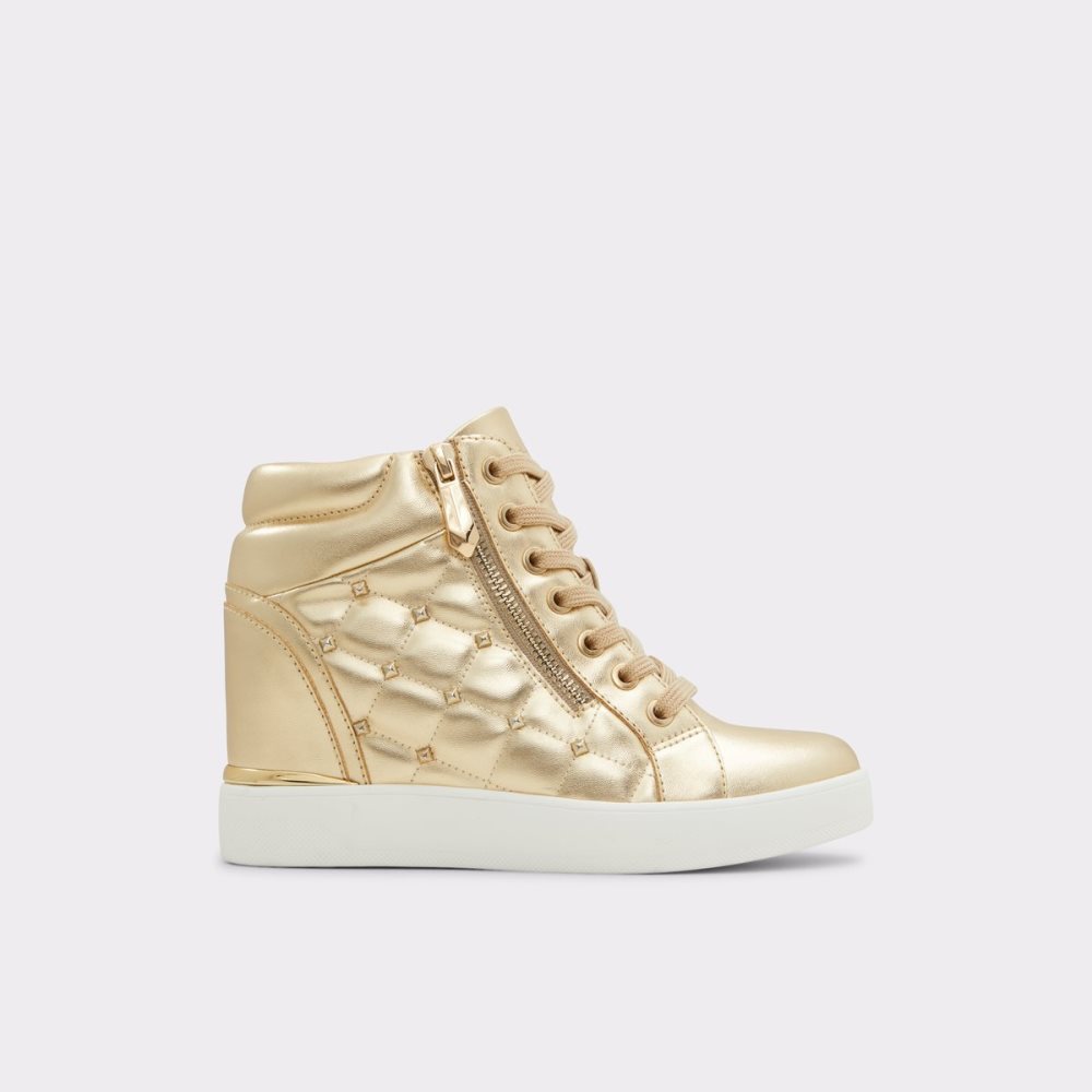 Baskets Aldo Ailannah High Top - Wedge Doré | UYRQMZ-463