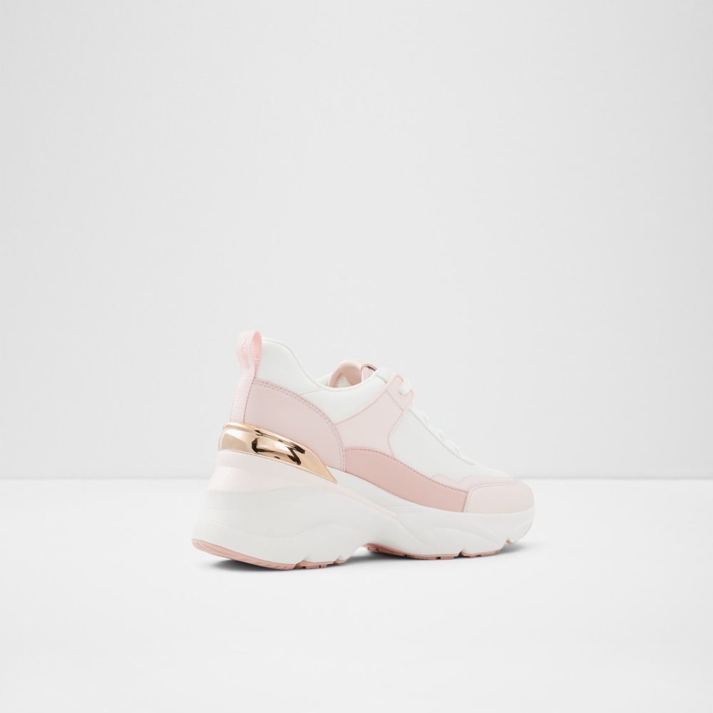 Baskets Aldo Azuria Wedge - Jogger Sole Rose Clair | NJZRHO-029