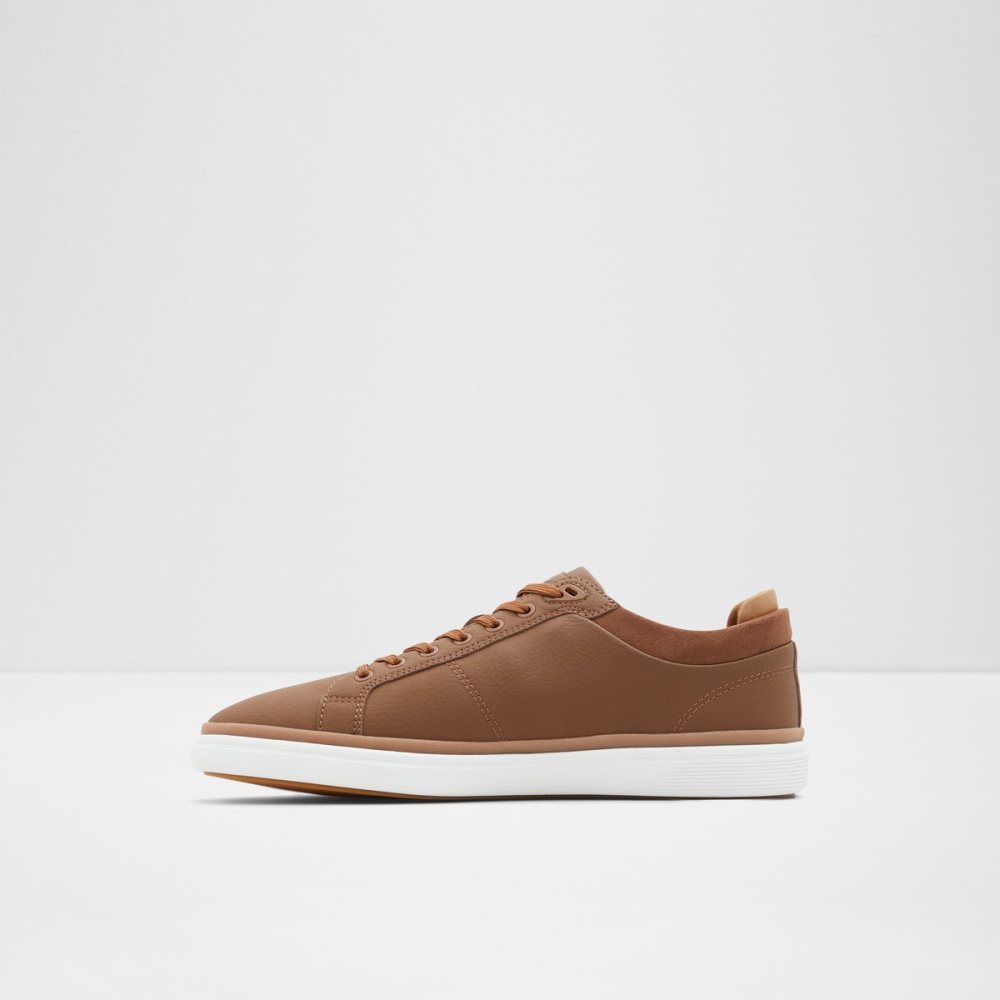 Baskets Aldo Finespec Low Top - Cup Sole Marron | WLOIAB-830