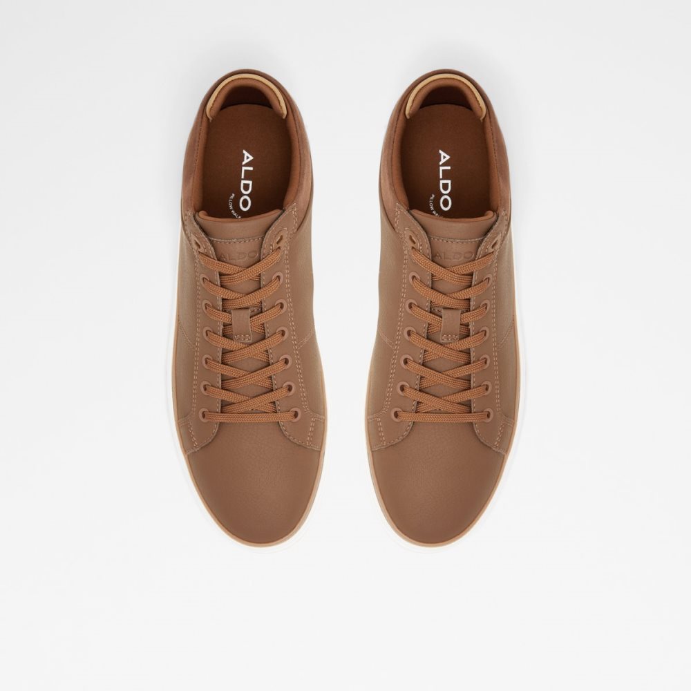 Baskets Aldo Finespec Low Top - Cup Sole Marron | WLOIAB-830