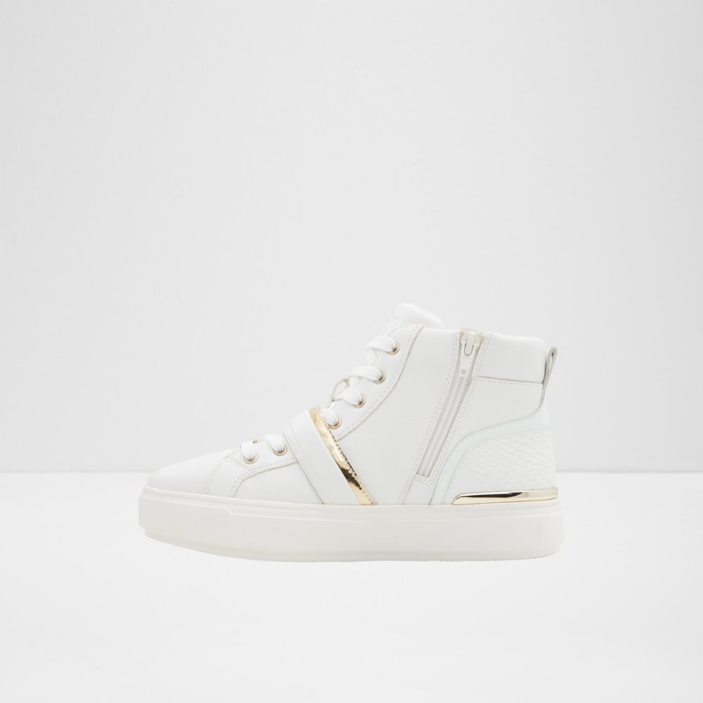 Baskets Aldo Halenna High Top - Cup Sole Blanche | ZSLKEU-320