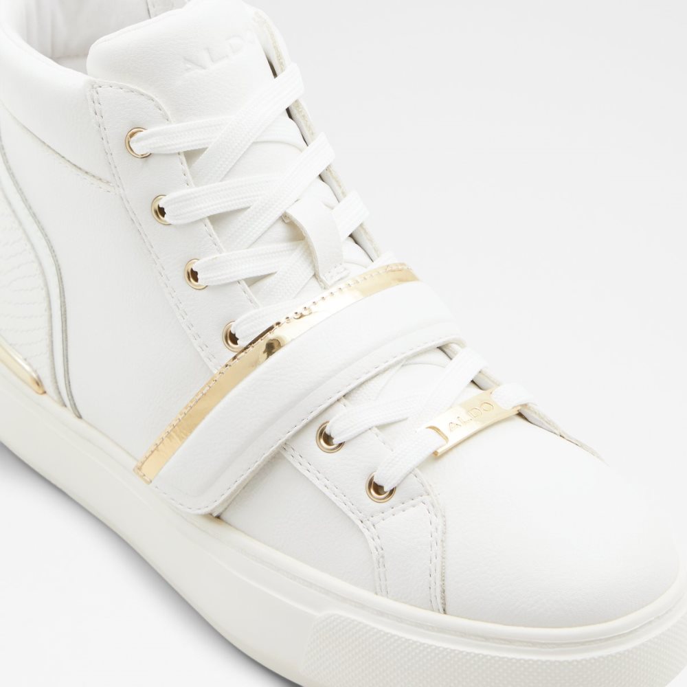 Baskets Aldo Halenna High Top - Cup Sole Blanche | ZSLKEU-320