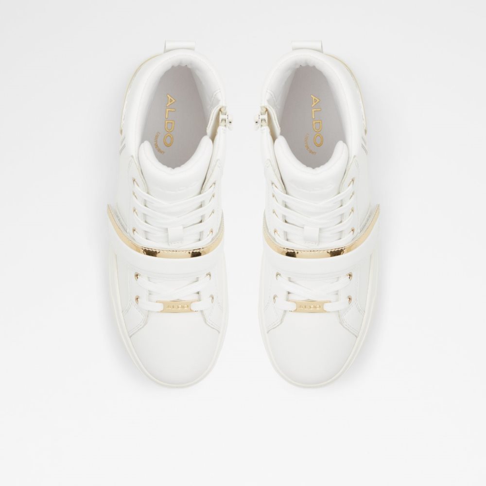 Baskets Aldo Halenna High Top - Cup Sole Blanche | ZSLKEU-320