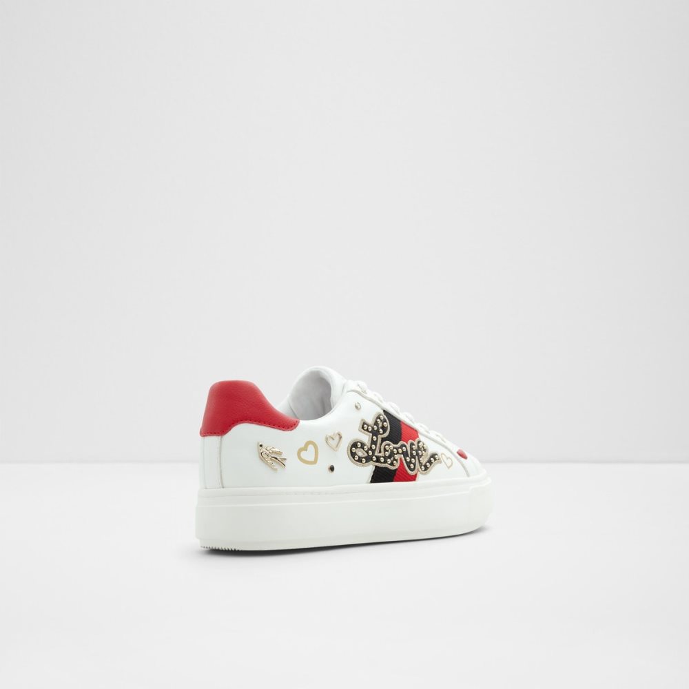 Baskets Aldo Lovealways Low Top - Cup Sole Blanche | XEIVGA-652