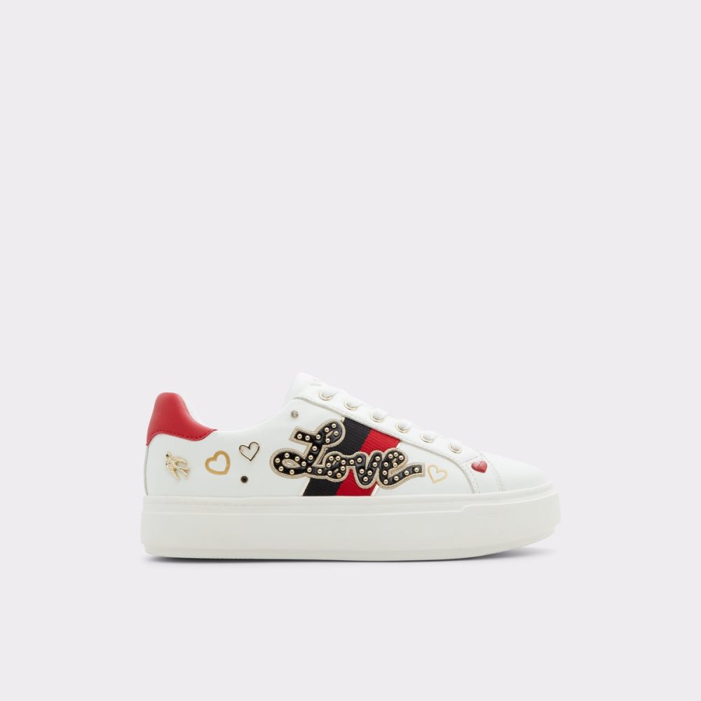 Baskets Aldo Lovealways Low Top - Cup Sole Blanche | XEIVGA-652