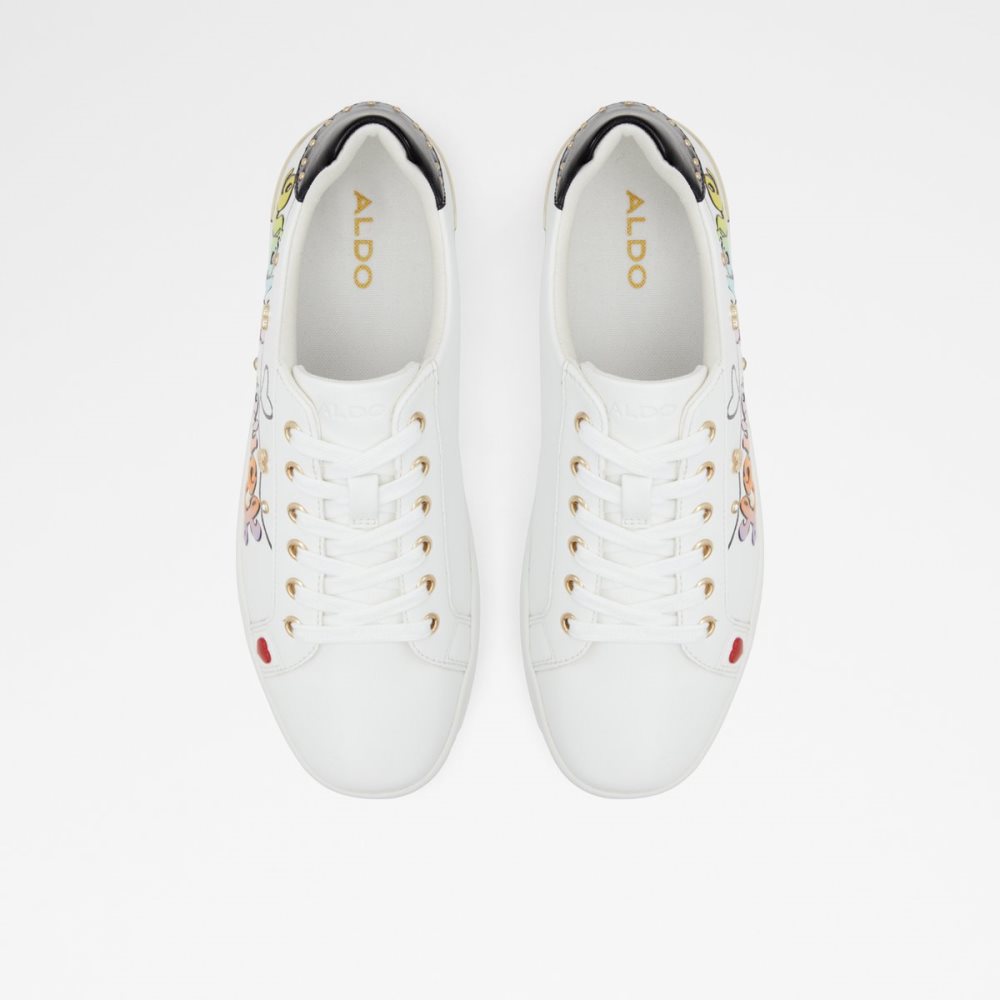 Baskets Aldo Lovemore Low Top Blanche Multicolore | HSCUIW-032