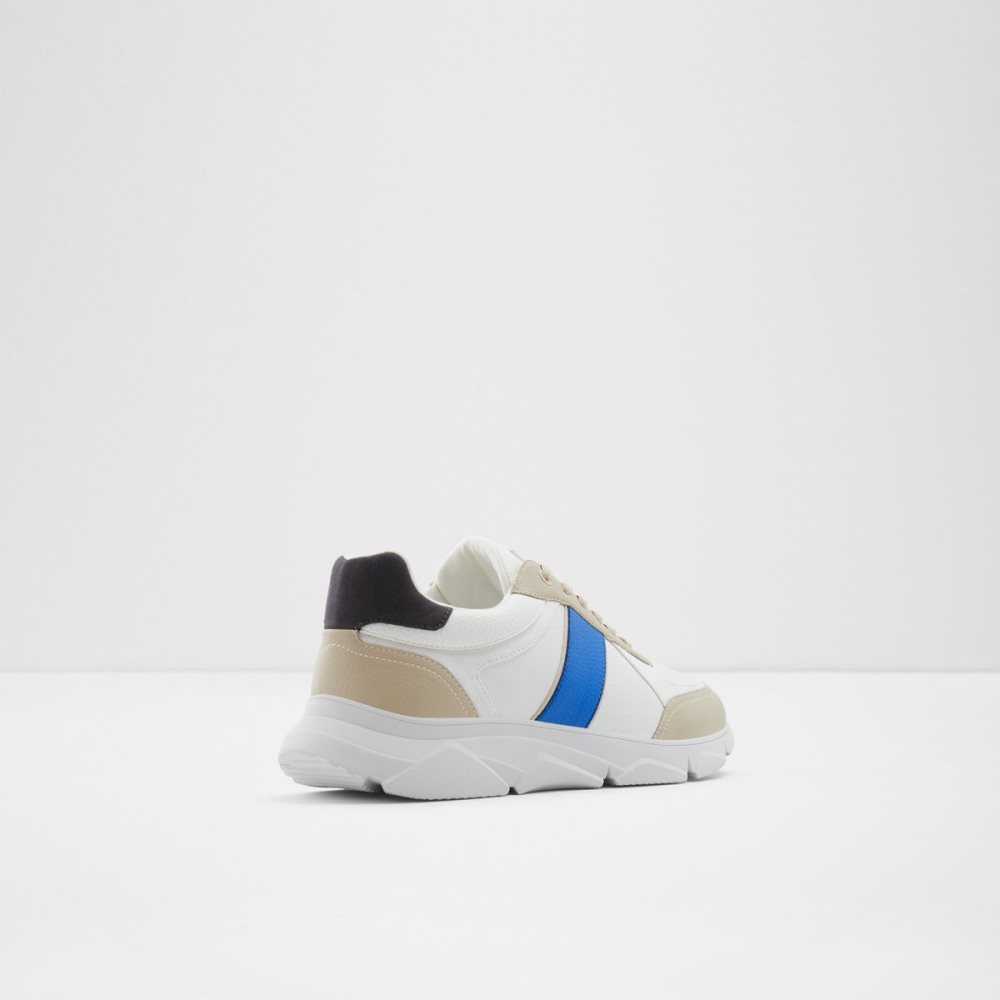 Baskets Aldo Murvaise Jogger Sole Blanche Bleu Marine | PCLJMW-241