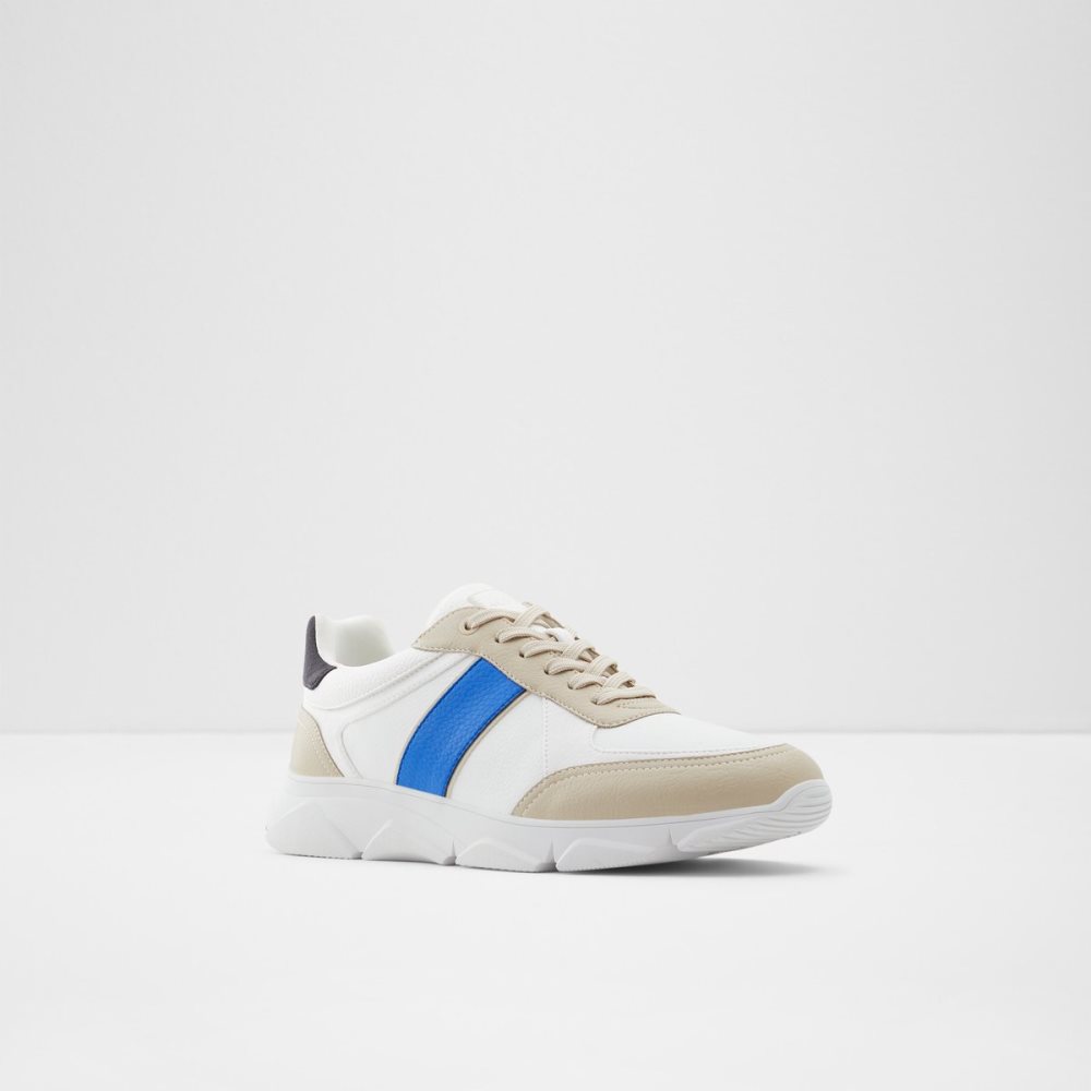 Baskets Aldo Murvaise Jogger Sole Blanche Bleu Marine | PCLJMW-241