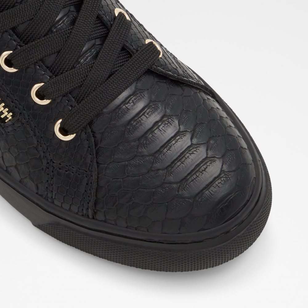 Baskets Aldo Perola High Top Noir Serpent | SKBHCL-584