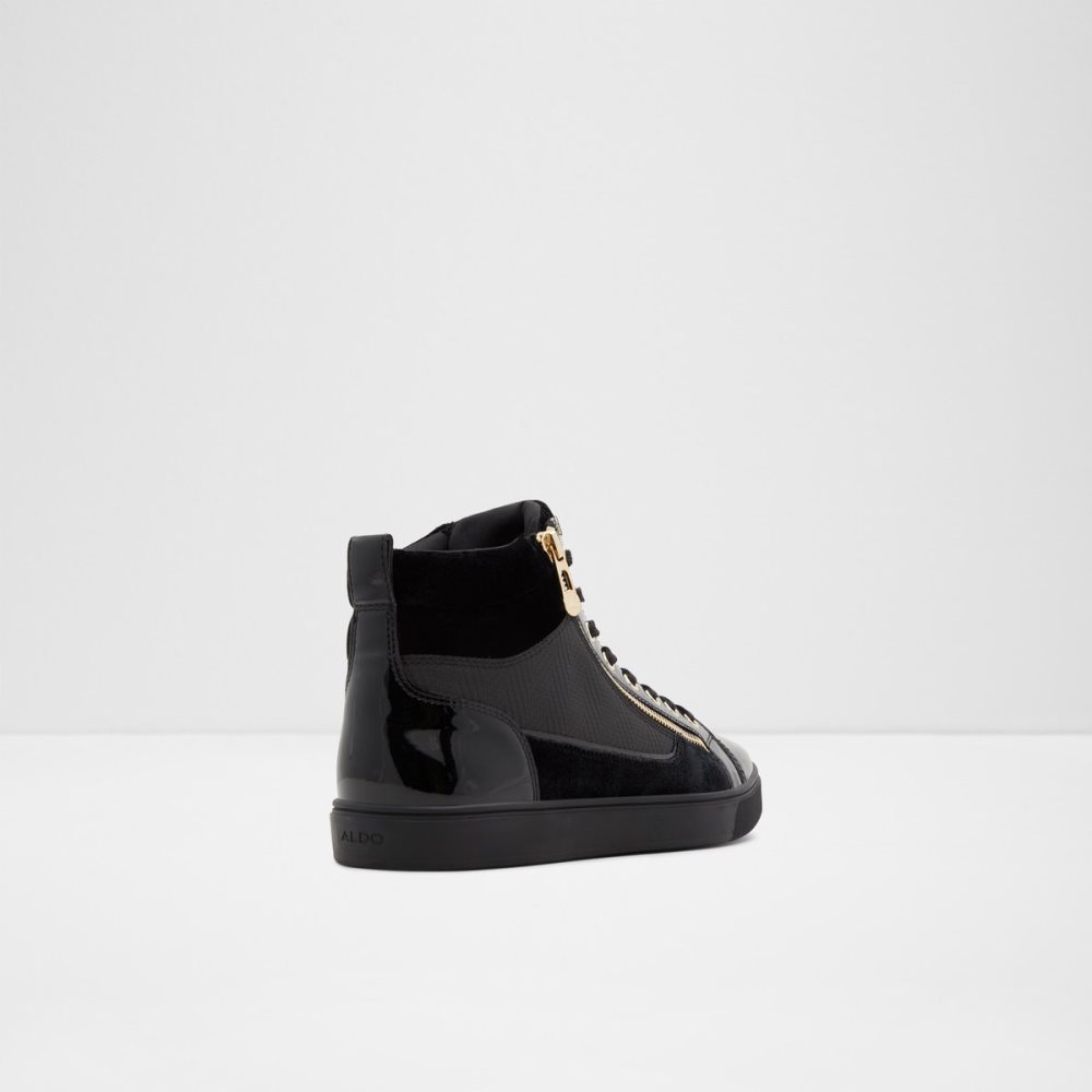 Baskets Aldo Popstar High Top - Cup Sole Noir | DJYQFW-085