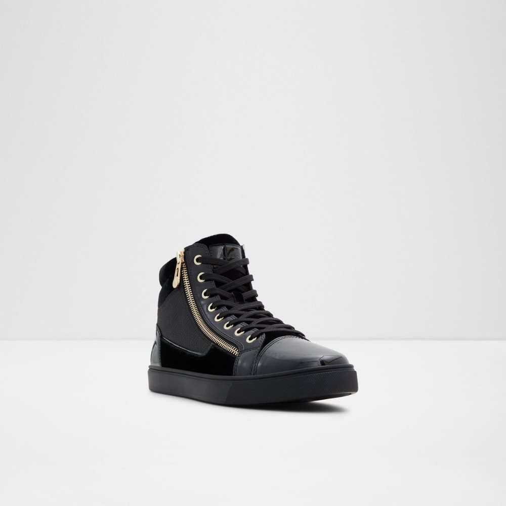 Baskets Aldo Popstar High Top - Cup Sole Noir | DJYQFW-085