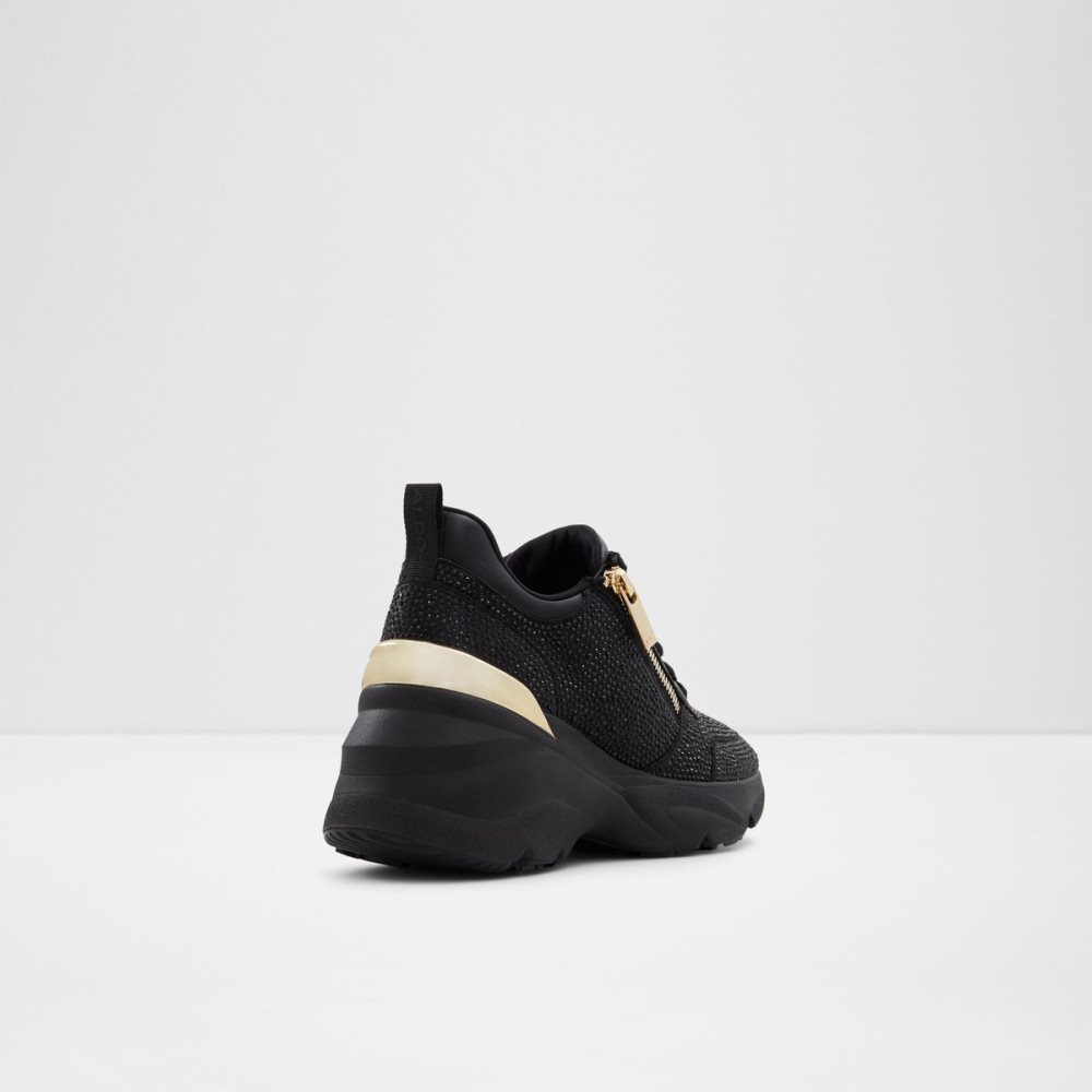 Baskets Aldo Quartz Jogger Sole - Wedge Noir | UFAOJP-163