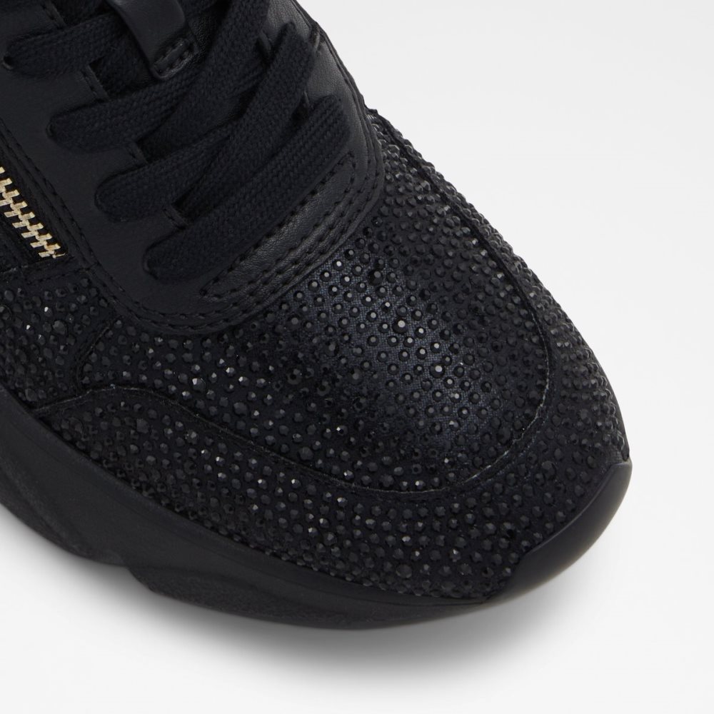 Baskets Aldo Quartz Jogger Sole - Wedge Noir | UFAOJP-163