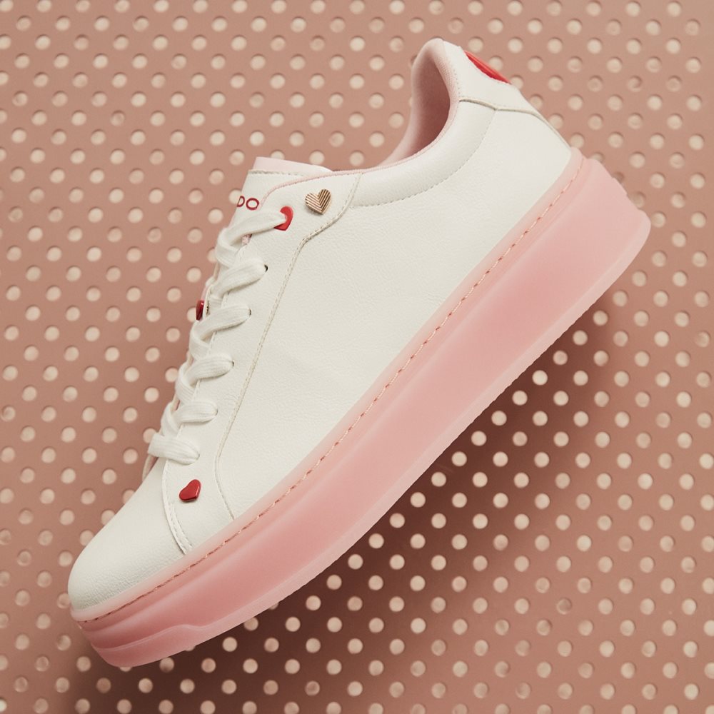 Baskets Aldo Rosecloud Low Top Blanche | OYMILX-501