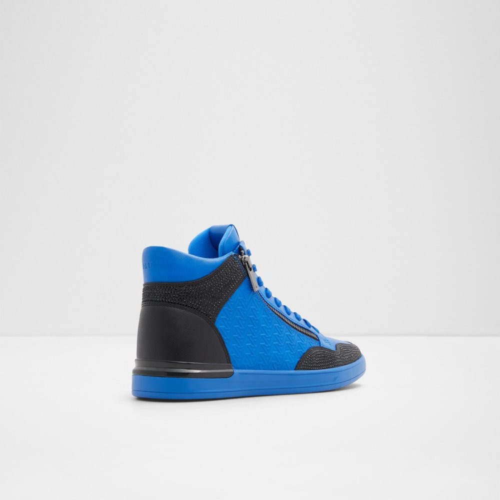 Baskets Aldo Sauerbergg High Top - Cup Sole Bleu | JNRKVE-423