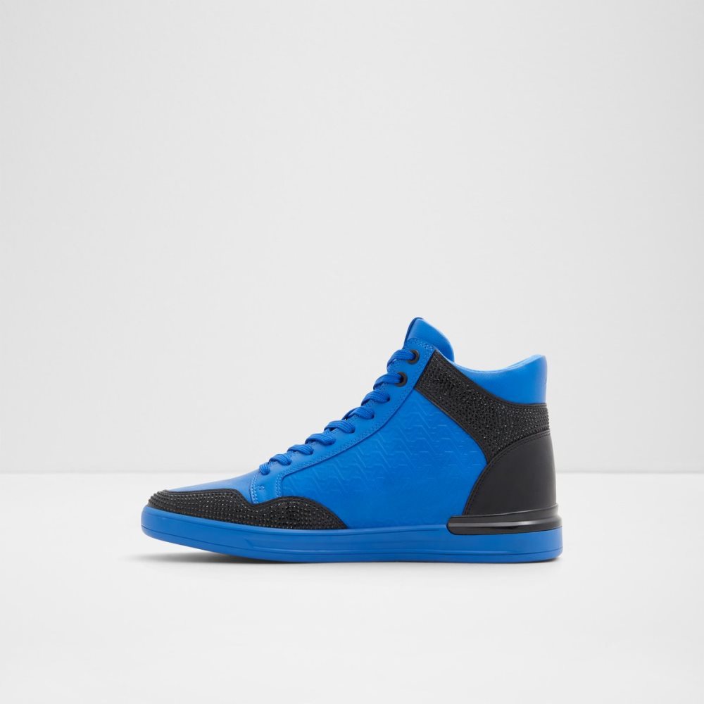 Baskets Aldo Sauerbergg High Top - Cup Sole Bleu | JNRKVE-423