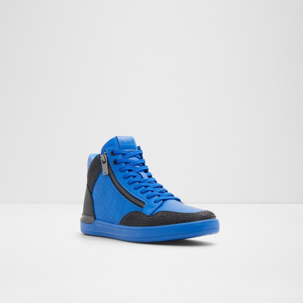 Baskets Aldo Sauerbergg High Top - Cup Sole Bleu | JNRKVE-423