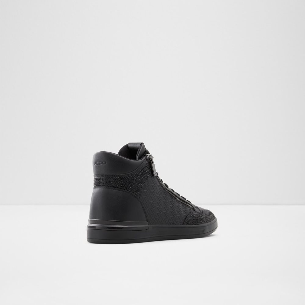 Baskets Aldo Sauerbergg High Top - Cup Sole Noir | RACSPY-124