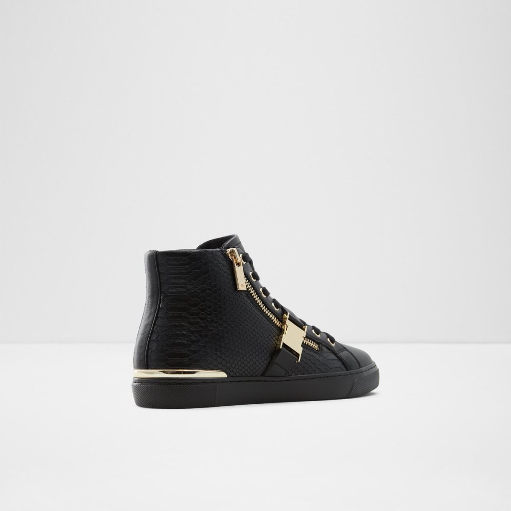 Baskets Aldo Tiagatori High Top - Cup Sole Noir | LTCNMH-629