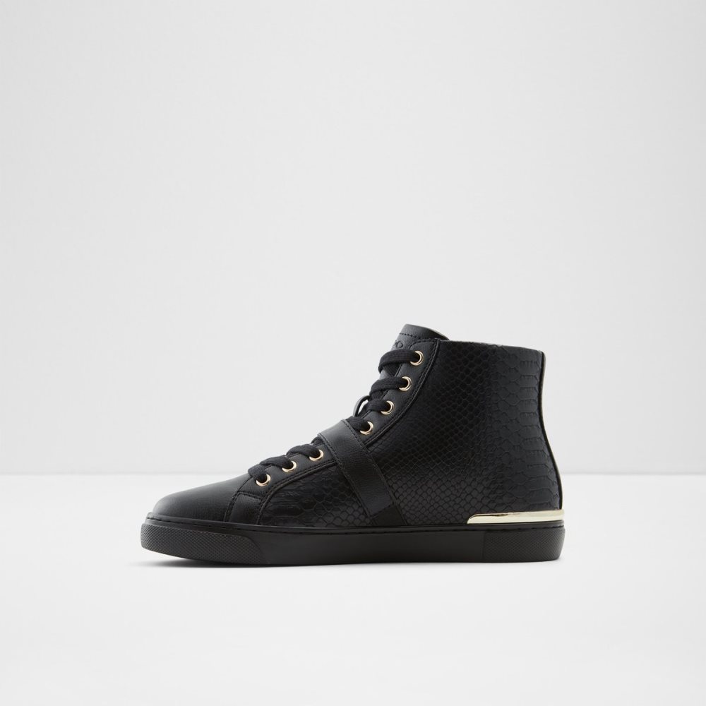 Baskets Aldo Tiagatori High Top - Cup Sole Noir | LTCNMH-629