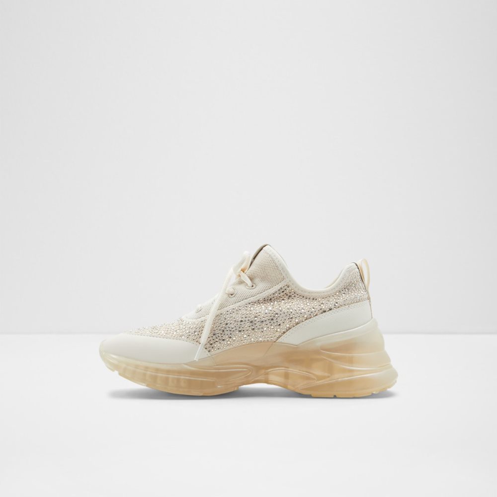 Baskets Aldo Twilight Wedge - Jogger Sole Beige Clair | FMIJQO-924