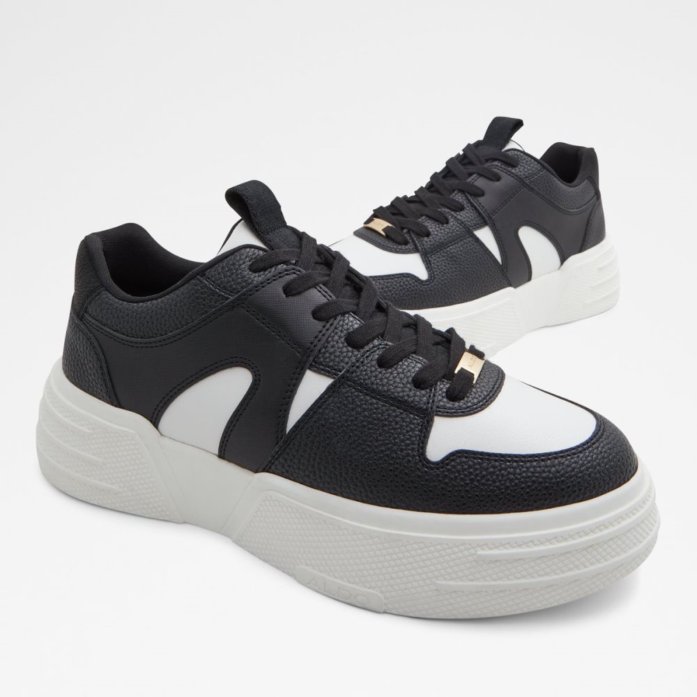 Baskets Aldo Zeus Low Top - Lug Sole Noir | FUSBTM-593