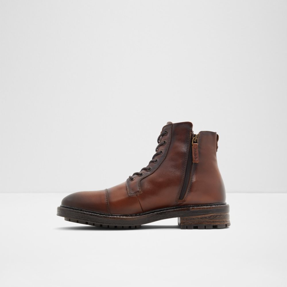 Bottes Habillées Aldo Adrardosien Dentelle-up Marron Foncé | ORIJYT-183