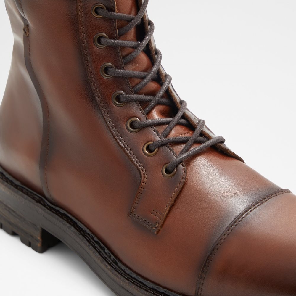 Bottes Habillées Aldo Adrardosien Dentelle-up Marron Foncé | ORIJYT-183