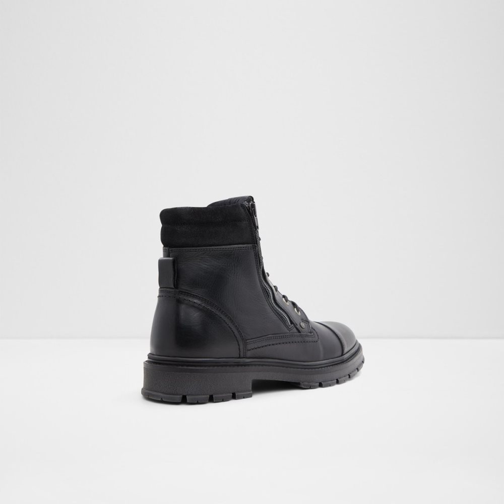 Bottes Habillées Aldo Caleseth Dentelle-up Noir | GLSOIH-184