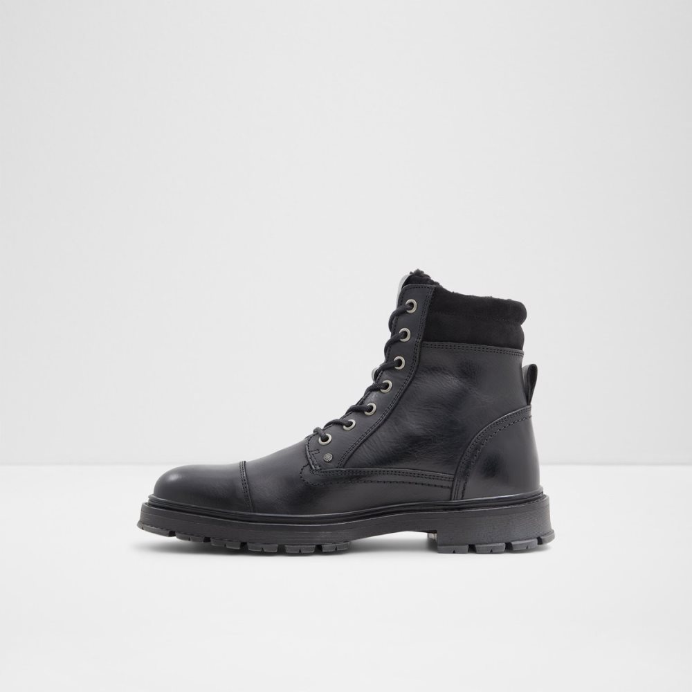 Bottes Habillées Aldo Caleseth Dentelle-up Noir | RXLPAN-830