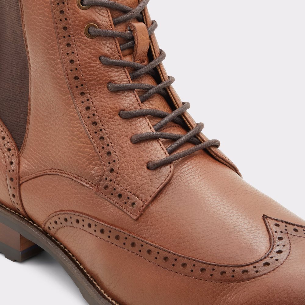 Bottes Habillées Aldo Salinger Dentelle-up Marron | MAXROE-981