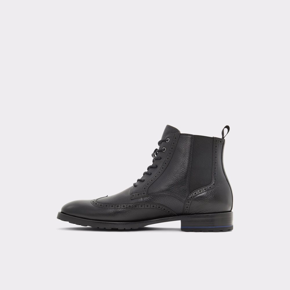 Bottes Habillées Aldo Salinger Dentelle-up Noir | PQDCVG-195