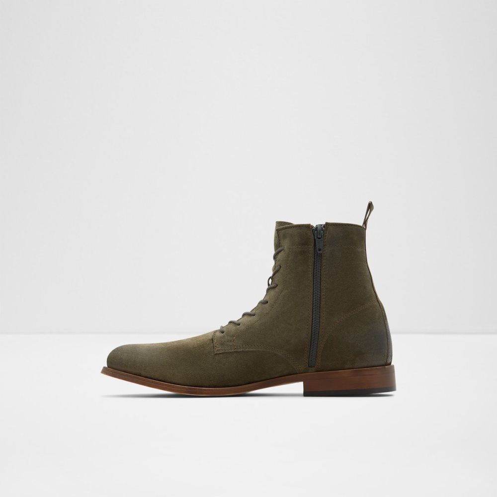 Bottes Habillées Aldo Twain Dentelle-up Vert | TUHCKN-403