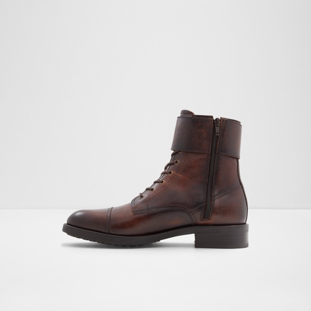 Bottes Habillées Aldo Wicerrag Dentelle-up Marron | QYNFGX-491