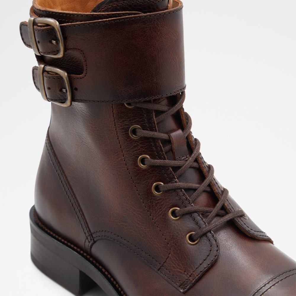 Bottes Habillées Aldo Wicerrag Dentelle-up Marron | QYNFGX-491