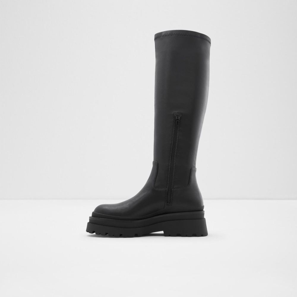 Bottes Hautes Aldo Majorr Knee-high - Lug Sole Noir | WABQUX-629