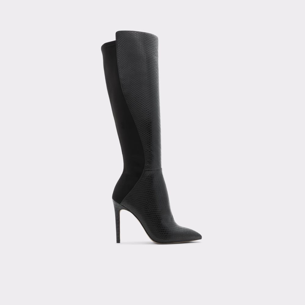 Bottes Hautes Aldo Sophialaan Knee-high - Stiletto Noir Serpent | TSMZUX-604