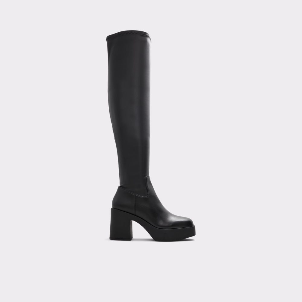 Bottes Hautes Aldo Upscale Over-the-knee - Lug Sole Noir | RQMYGB-540