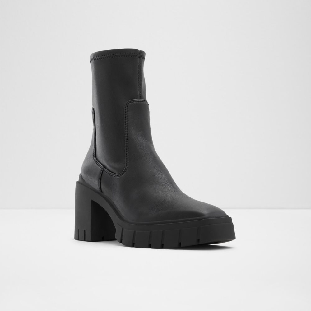 Bottes Hautes Aldo Upstage - Lug Sole Noir | GXSVKI-943