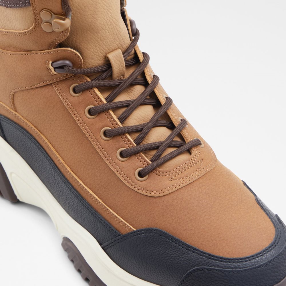 Bottes de Pluie Aldo Mountrock High Top - Jogger Sole Marron Clair | MTBHPA-483