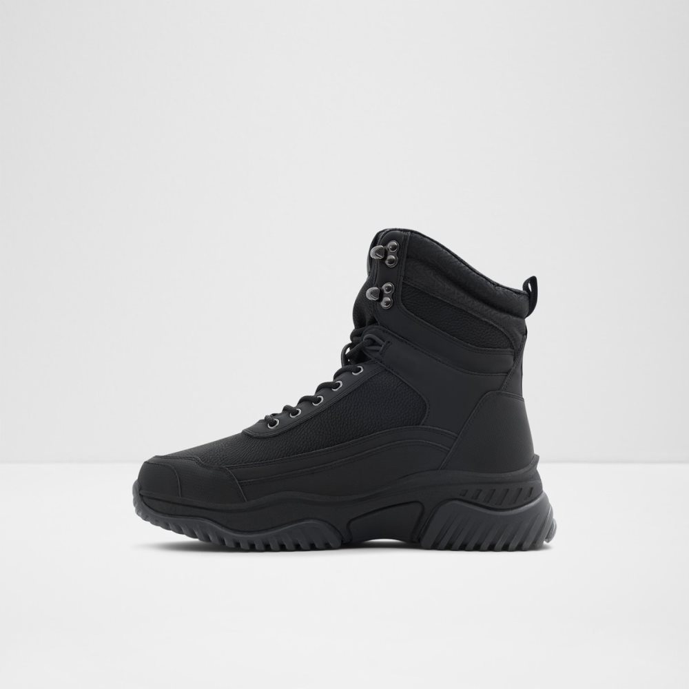 Bottes de Pluie Aldo Mountrock High Top - Jogger Sole Noir | QFEYVI-012