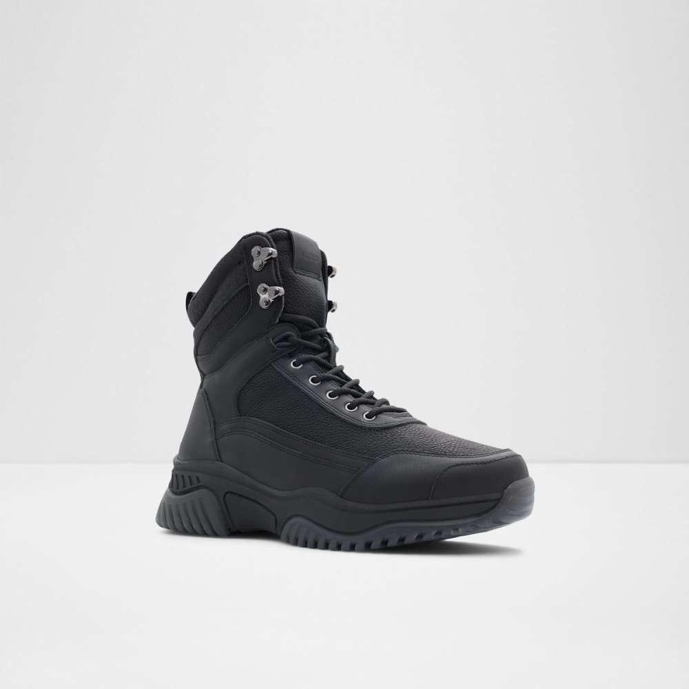 Bottes de Pluie Aldo Mountrock High Top - Jogger Sole Noir | QFEYVI-012