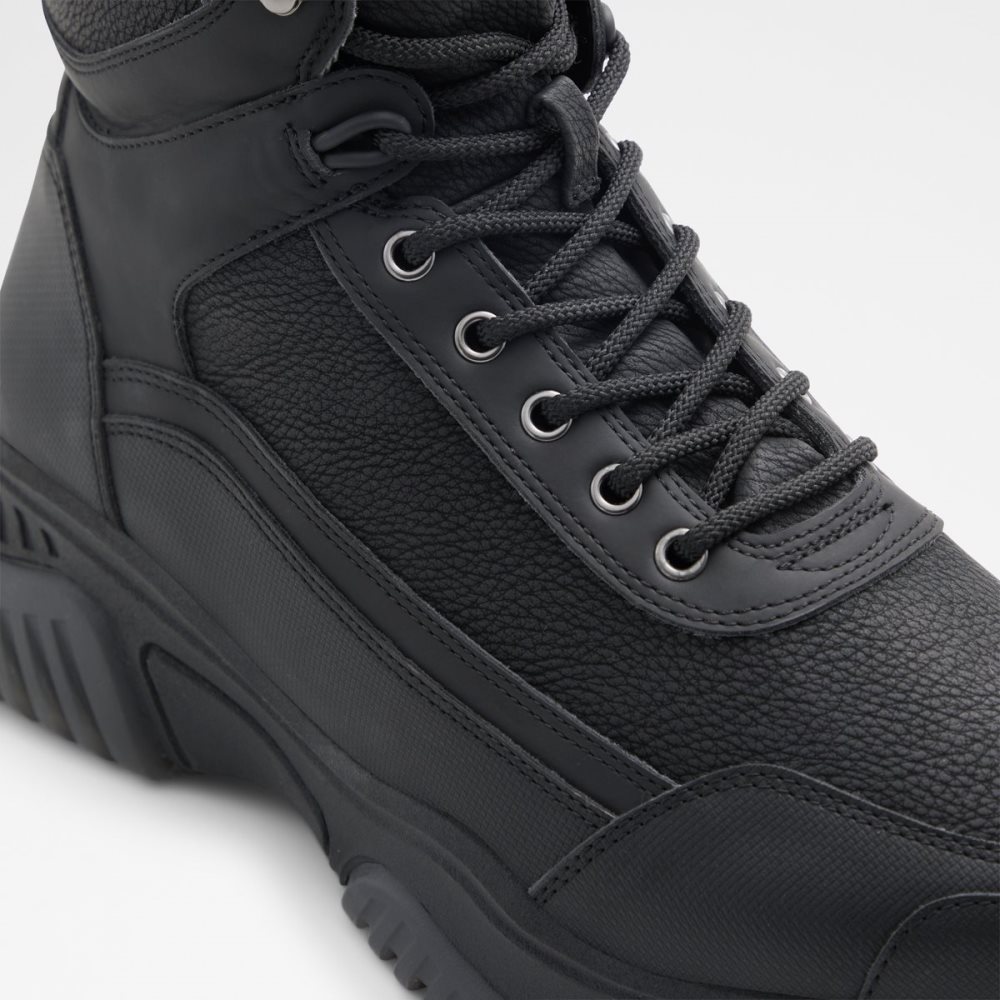 Bottes de Pluie Aldo Mountrock High Top - Jogger Sole Noir | QFEYVI-012