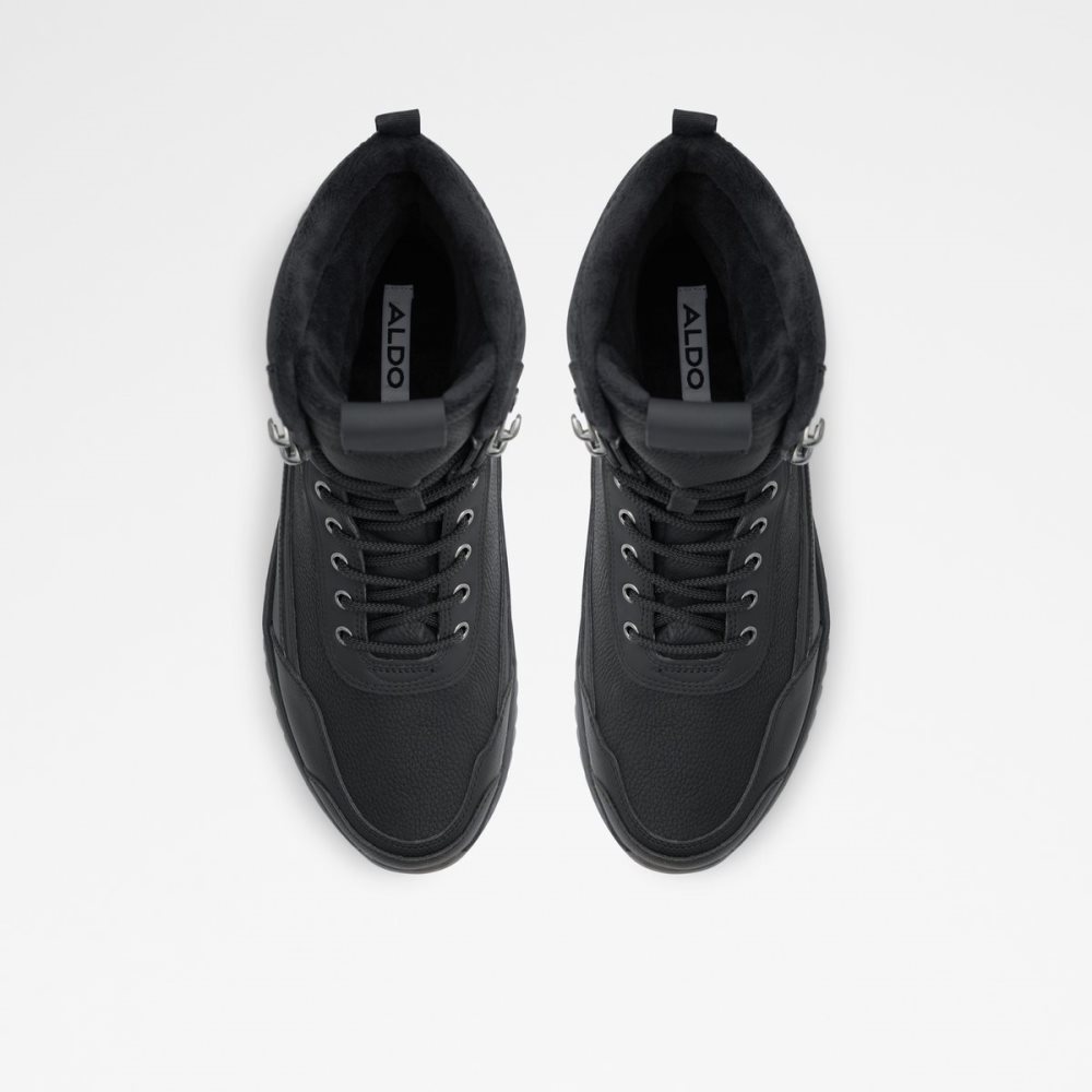 Bottes de Pluie Aldo Mountrock High Top - Jogger Sole Noir | QFEYVI-012