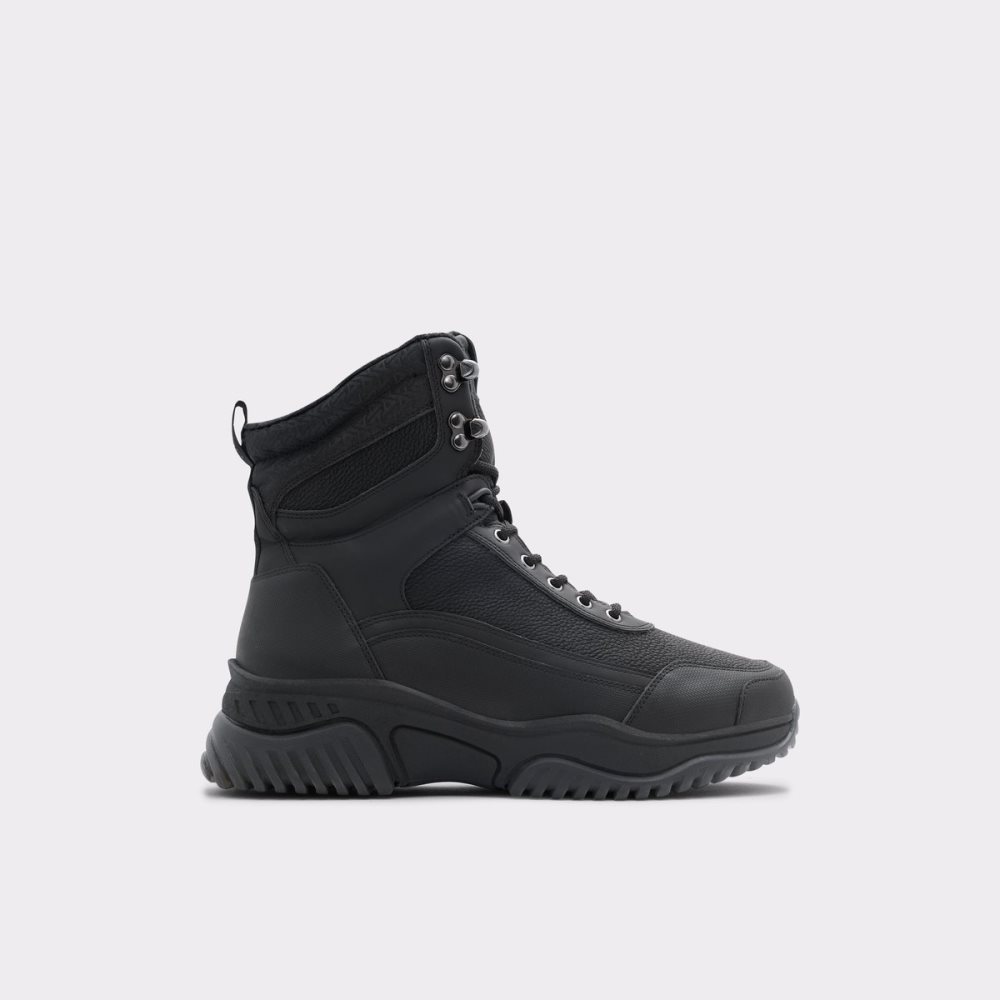 Bottes de Pluie Aldo Mountrock High Top - Jogger Sole Noir | QFEYVI-012