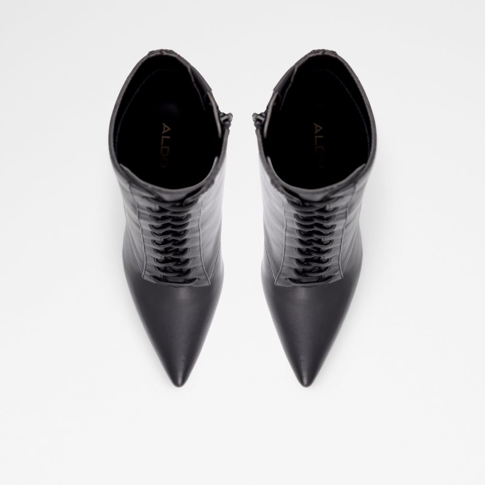 Bottes de combat Aldo Began Dentelle-up Noir | FVUJHQ-215