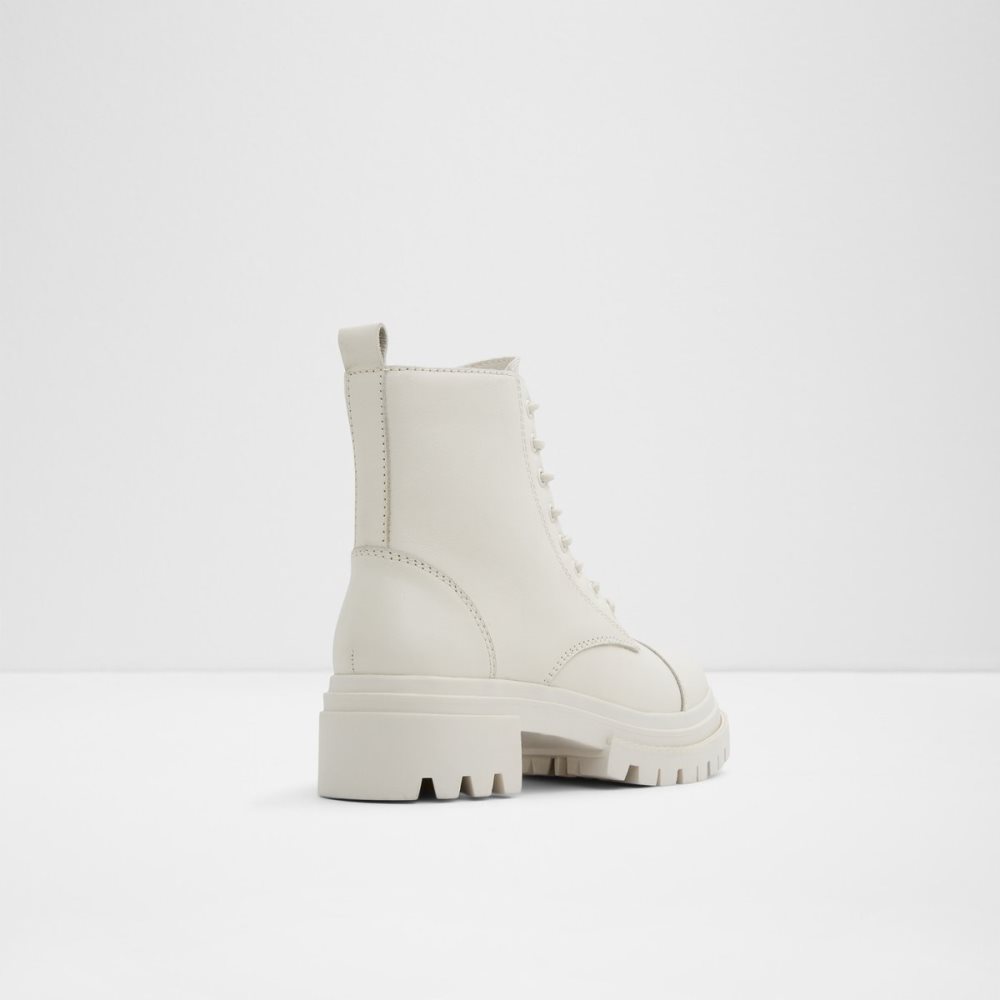 Bottes de combat Aldo Bigmark - Lug Sole Blanche | TUWDOS-150